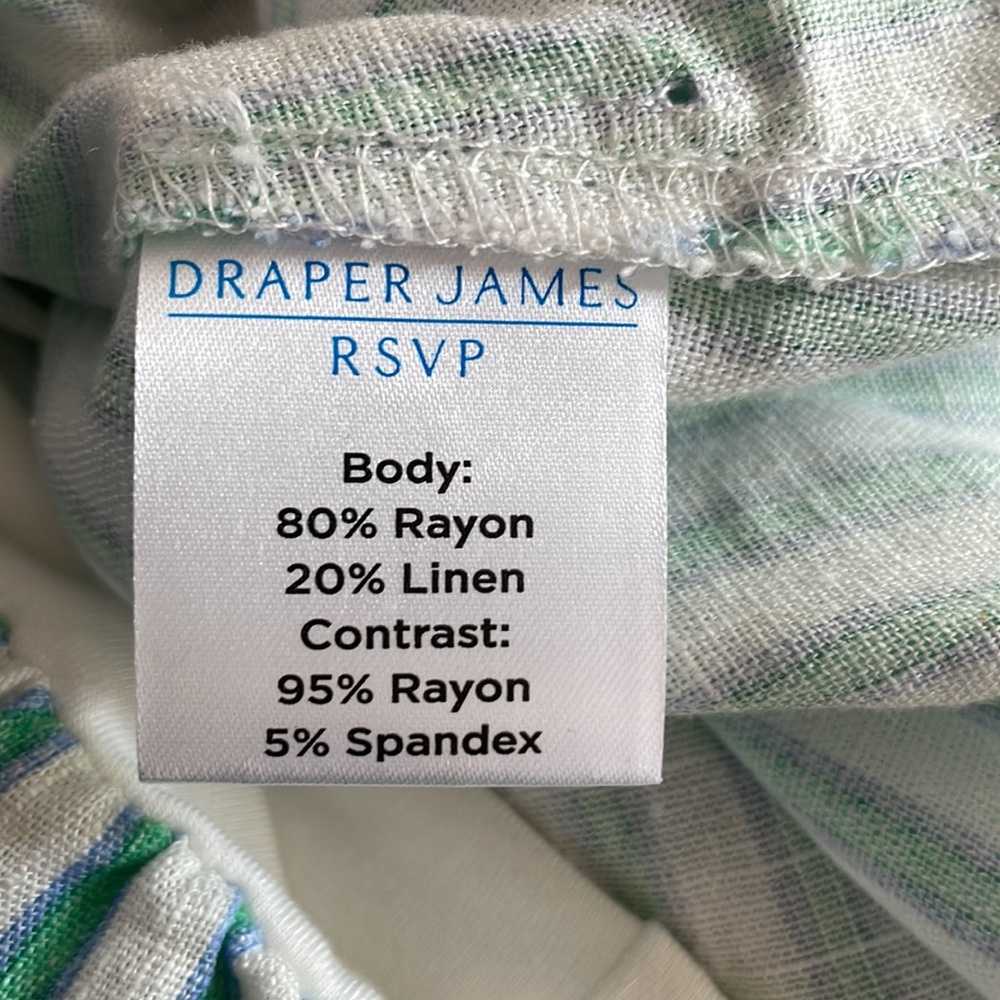 NWT DRAPER JAMES RSVP Button Front Bodysuit. XXL - Picture 9 of 10